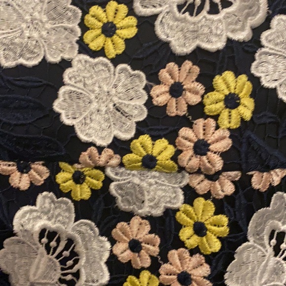 Aqua floral dress size large. Will fit size 8. - Picture 2 of 3